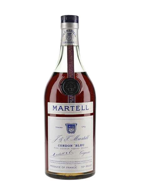 Martell Cordon Bleu Bottled 1970s 68cl / 40%