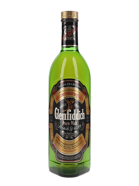 Glenfiddich Special Old Reserve Pure Malt Bottled 1980s 75cl / 40%