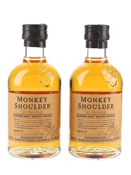 Monkey Shoulder Batch 27  2 x 20cl / 40%