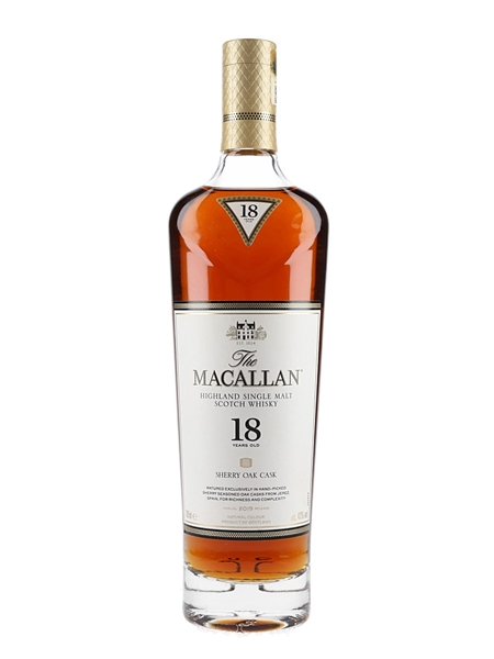 Macallan 18 Year Old Sherry Oak Annual 2019 Release 70cl / 43%