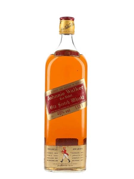 Johnnie Walker Red Label Bottled 1980s 113cl / 40%