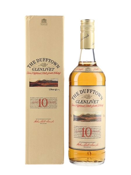 Dufftown Glenlivet 10 Year Old Bottled 1980s 75cl / 40%