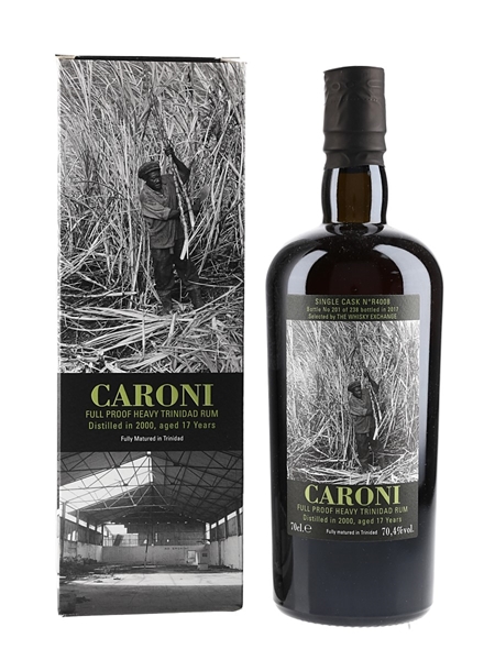 Caroni 2000 17 Year Old Full Proof Heavy Trinidad Rum Bottled 2017 - The Whisky Exchange 70cl / 70.4%