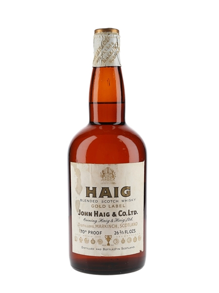 Haig's Gold Label Spring Cap Bottled 1950s-1960s 75.7cl / 40%