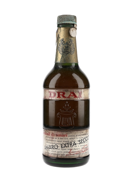 Saronno Drai Amaro Extra Secco Bottled 1950s 75cl / 30%