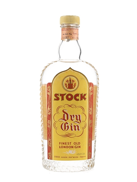 Stock Dry Gin Bottled 1950s 75cl / 45%