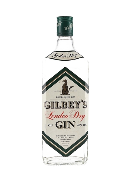 Gilbey's London Dry Gin Bottled 1980s 75cl / 40%