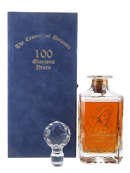 The Centennial Decanter 25 Year Old Queen Mother 100th Birthday 70cl / 43%