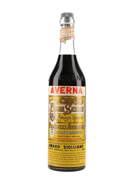 Fratelli Averna Amaro Siciliano Bottled 1960s-1970s 100cl / 34%