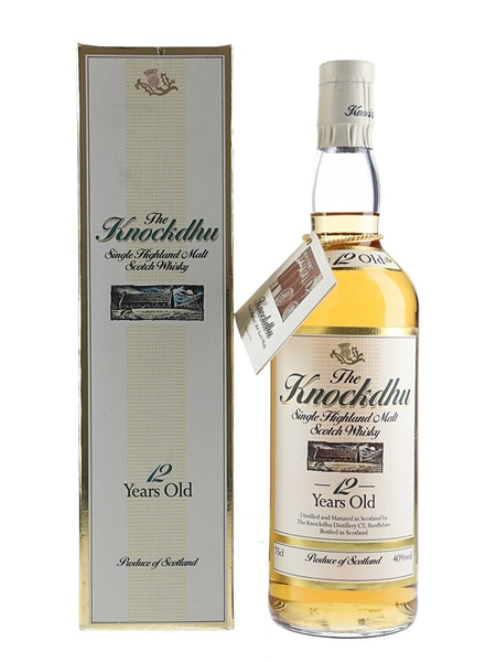 Knockdhu 12 Year Old Bottled 1980s 75cl / 40%