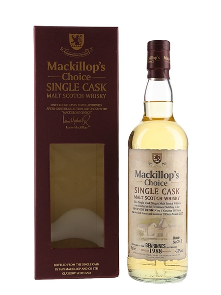 Benrinnes 1988 Mackillop's Choice Bottled 2012 70cl / 43%