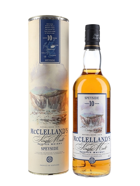 McClelland's 10 Year Old Speyside Single Malt  70cl / 40%