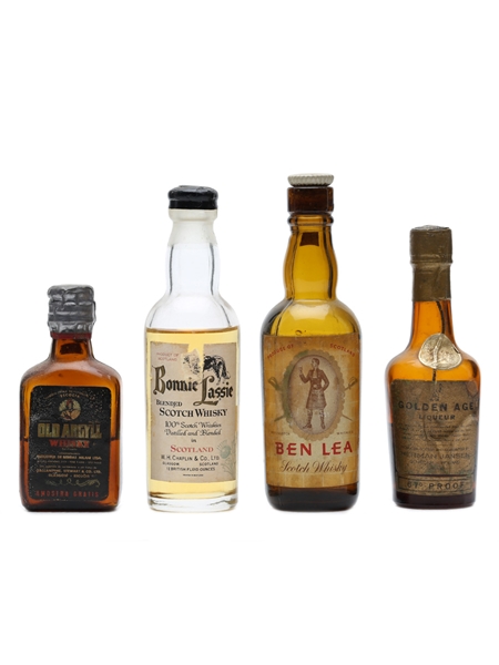 4 x Blended Whisky Miniature 