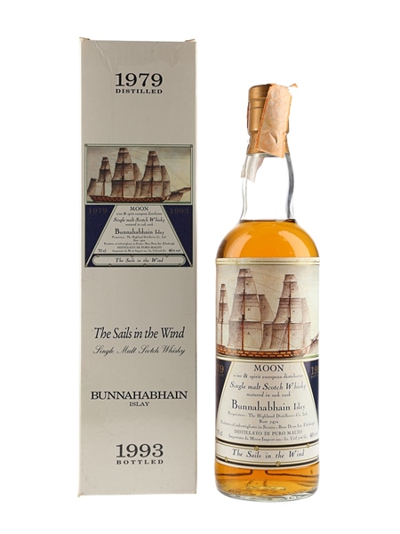 Bunnahabhain 1979 The Sails In The Wind Cask 7472 Bottled 1993 - Moon Import 70cl / 46%