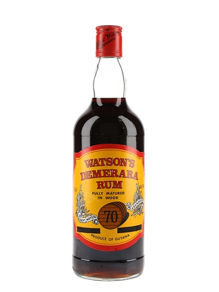 Robert Watson's Demerara Rum Bottled 1980s 75cl / 40%