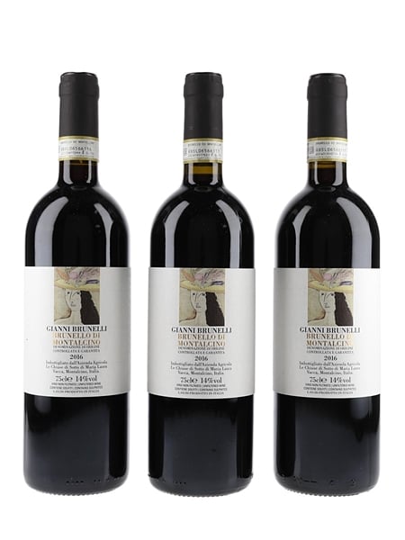 2016 Brunello Di Montalcino Gianni Brunelli 3 x 75cl / 14%