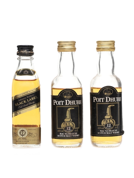 Assorted Blended Malt & Blended Whisky  3 x 5cl / 40%