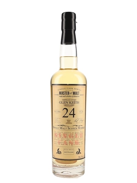 Glen Keith 1992 24 Year Old Bottled 2016 - The Master Of Malt 70cl / 56.1%