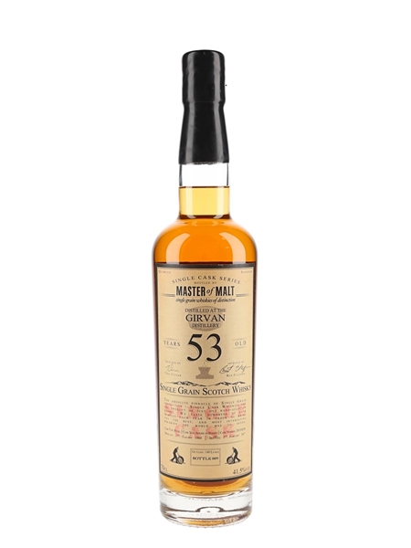 Girvan 1964 53 Year Old Bottled 2017 - The Master Of Malt 70cl / 41.5%