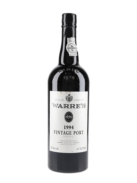 1994 Warre's Vintage Port Bottled 1996 75cl / 20%