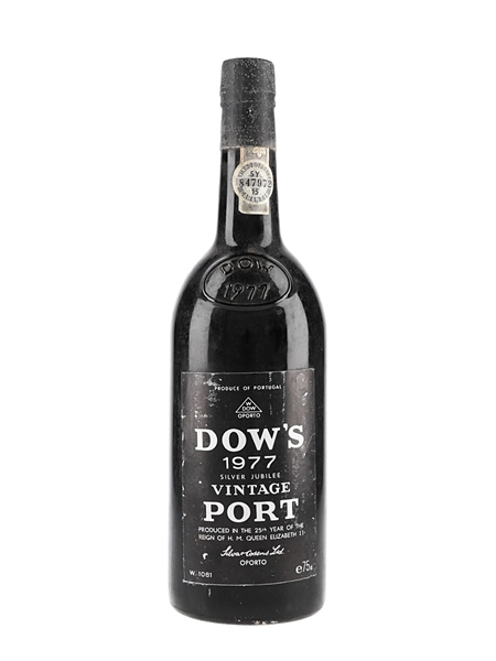 1977 Dow's Vintage Port Silver Jubilee  75cl / 20.5%