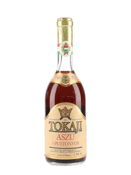 1981 Tokaji Aszu 5 Puttonyos - Kereskedohaz 50cl / 14%