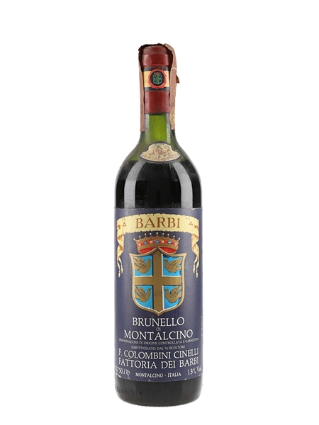 1983 Brunello Di Montalcino Fattoria Dei Barbi 75cl / 13%