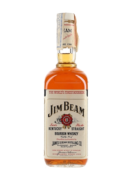 Jim Beam White Label Bottled 1980s 75cl / 40%