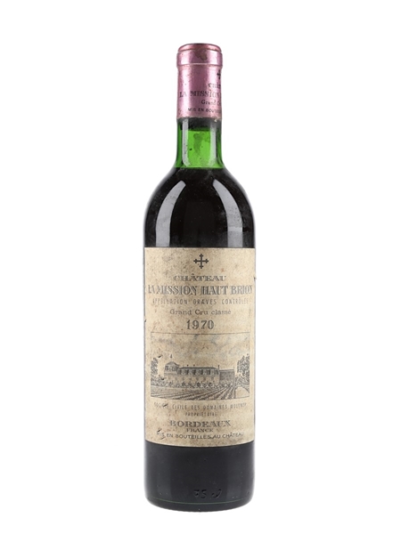 1970 La Mission Haut Brion Grand Cru Classe 75cl