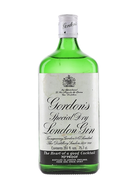 Gordon's Special Dry London Gin Bottled 1970s 75.7cl / 40%