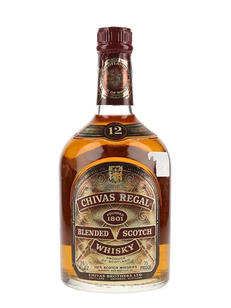 Chivas Regal 12 Year Old Bottled 1970s 75.7cl / 43%