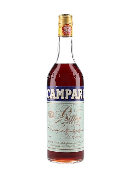 Campari Bitter Bottled 1980s - Findlater Matta Agencies 75cl / 23.6%