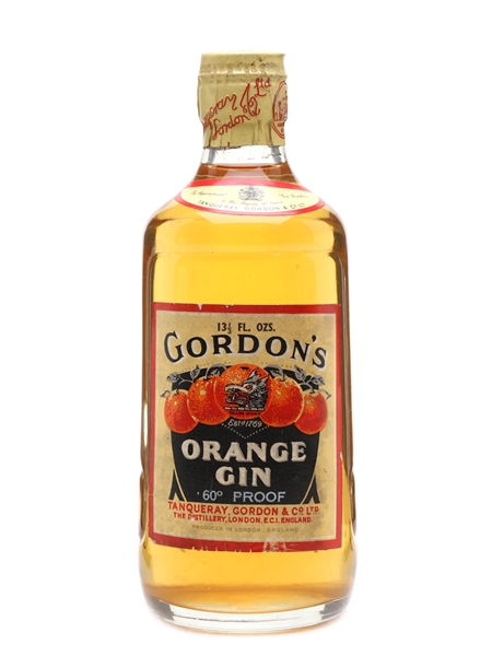 Gordon's Orange Gin Spring Cap Bottled 1950s 37.8cl / 34%