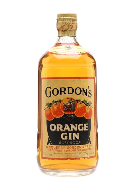 Gordon's Orange Gin Spring Cap Bottled 1950s 75cl / 34%