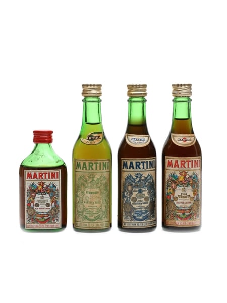 Assorted Martini Miniatures 4 x 5cl