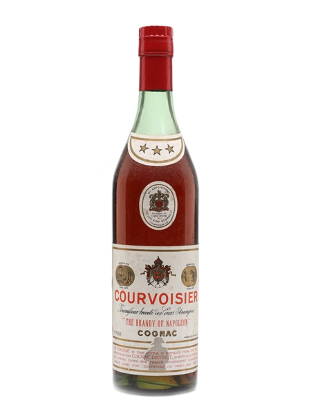 Courvoisier 3 Star Cognac Bottled 1950s 70cl / 40%