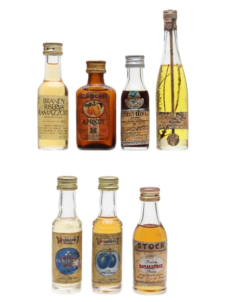 Italian Spirit & Liqueur Miniatures  7 x 3cl