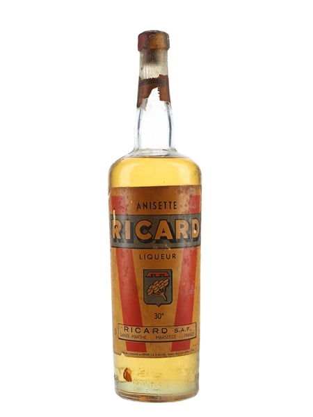 Ricard Anisette Liqueur Bottled 1940s-1950s - Fortuny 100cl