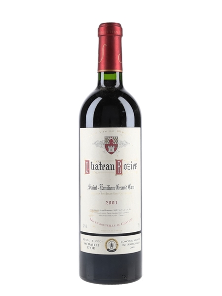 2001 Chateau Rozier Saint Emilion Grand Cru 75cl / 12.5%