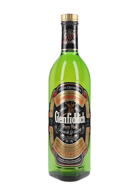 Glenfiddich Special Old Reserve Pure Malt Bottled 1980s 75cl / 43%