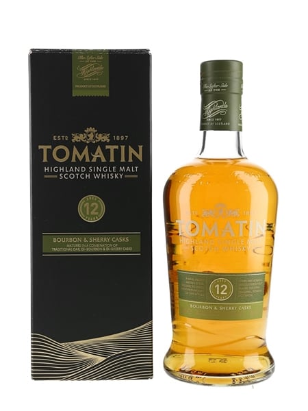 Tomatin 12 Year Old Bourbon & Sherry Casks 70cl / 43%