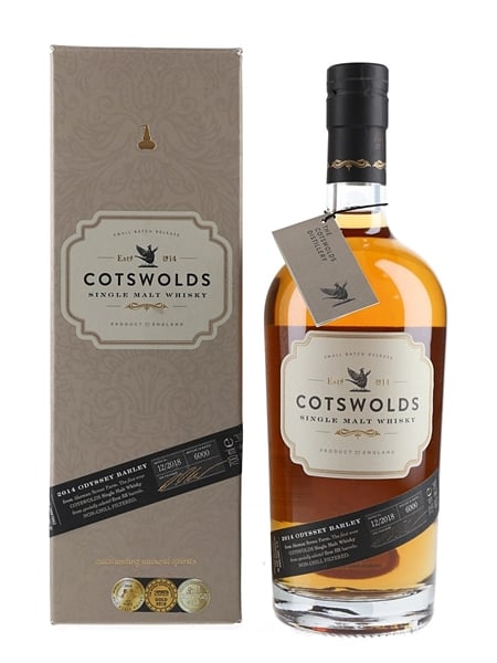 Cotswolds Single Malt 2014 Odyssey Barley 70cl / 46%