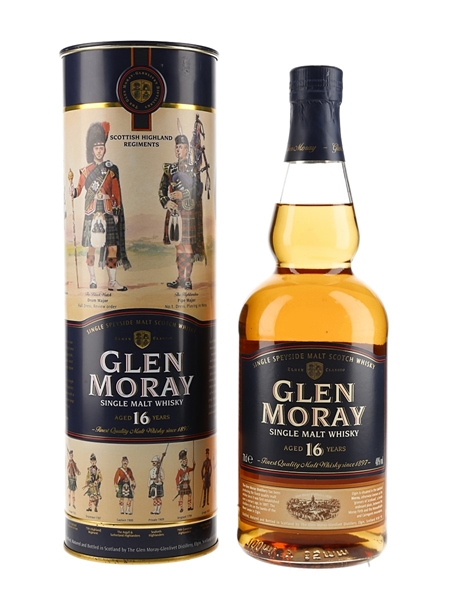 Glen Moray 16 Year Old Scotland's Historic Highland Regiments 70cl / 40%