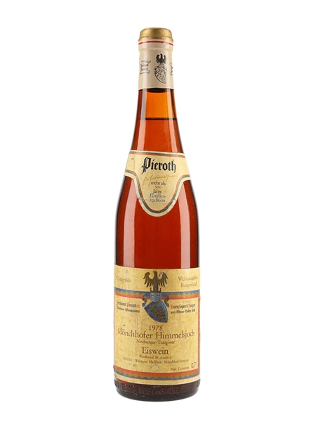 1978 Monchhofer Himmelsjoch Neuberger-Traminer Eiswein Ferdinand Pieroth 70cl