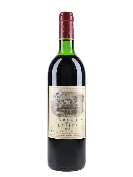 1990 Carruades De Lafite Rothschild Second Wine Of Chateau Lafite 75cl / 12.5%