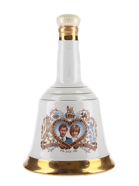 Bell's Ceramic Decanter Royal Wedding 1981 - Prince Charles & Lady Diana Spencer 75cl / 40%