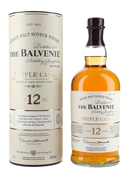 Balvenie 12 Year Old Triple Cask  100cl / 40%