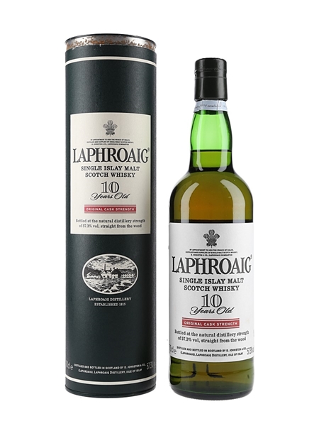 Laphroaig 10 Year Old Original Cask Strength Bottled 2000s 70cl / 57.3%