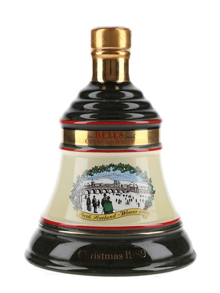 Bell's Christmas 1989 Ceramic Decanter Perth Winter 1895 75cl / 43%