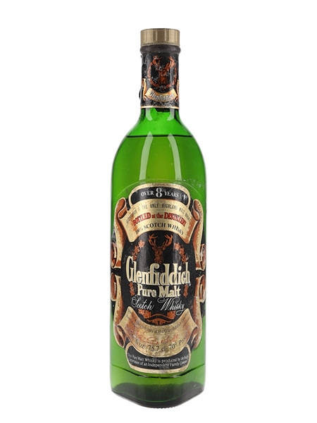 Glenfiddich 8 Year Old Pure Malt Bottled 1970s 75.7cl / 40%